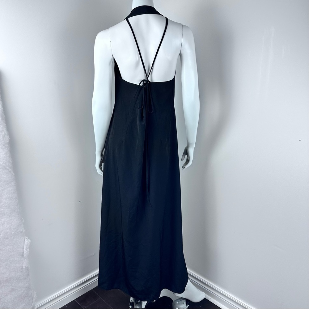 ASOS Halter Button-Front Maxi Dress Size 8 - Picture 5 of 10